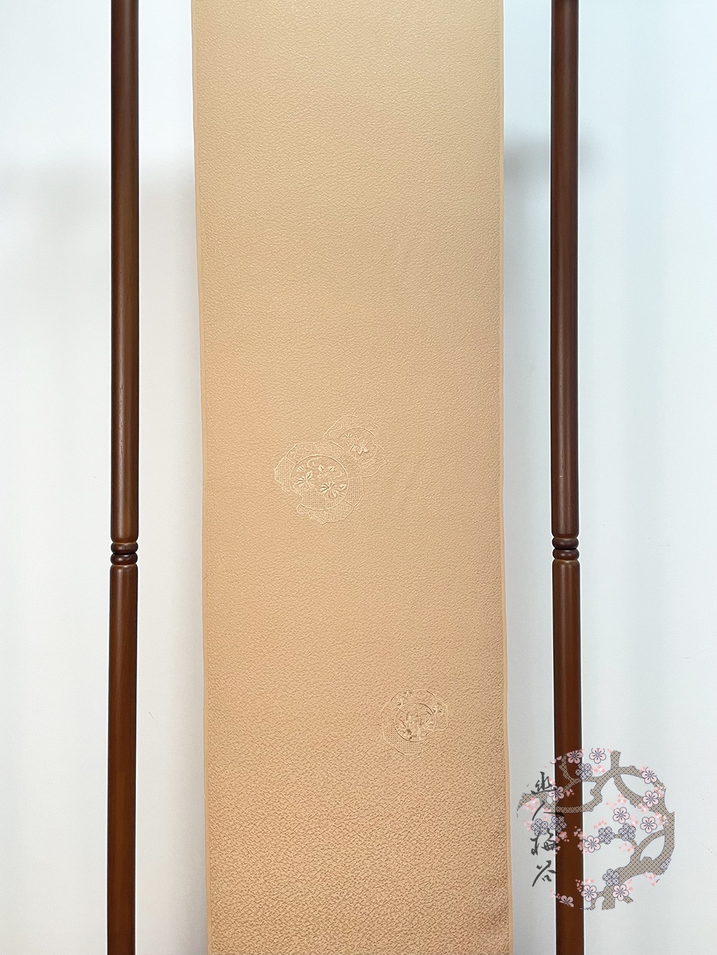 幽人梅谷|日本正绢反物刺绣色无地正娟布料真丝旗袍汉服定制面料