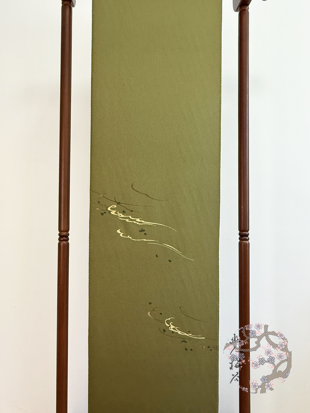 日本正绢反物卷布盘金刺绣付下正娟布料真丝旗袍汉服定制面料