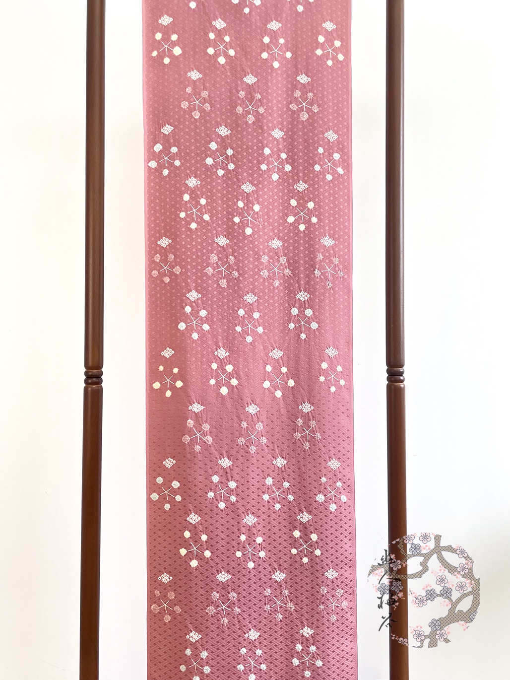 幽人梅谷|日本正绢反物绞小纹羽尺正娟布料真丝旗袍汉服定制面料