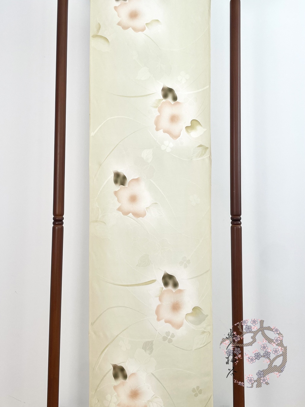 幽人梅谷|日本正绢反物织花小纹正娟布料真丝旗袍汉服定制面料