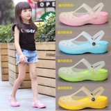 Детские тапочки в стиле Crocs, удобная обувь, пляжная обувь, мюли, женские тапочки, семейный стиль