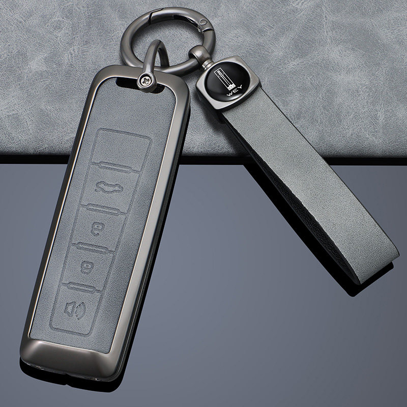 专用于wey魏牌vv6 p8魏派vv7 gt玛奇朵dht-phev 汽车钥匙套包壳扣
