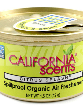 包邮加州香味罐头 California Scents 柑橘香 气味香水图书馆