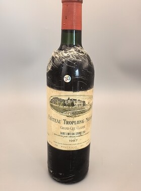 1987年卓龙梦特酒庄法国右岸圣埃美隆产区一级特等酒庄（243）