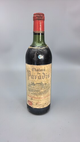 天堂酒庄1983年圣埃美隆特级园红葡萄酒法国波尔多右岸471