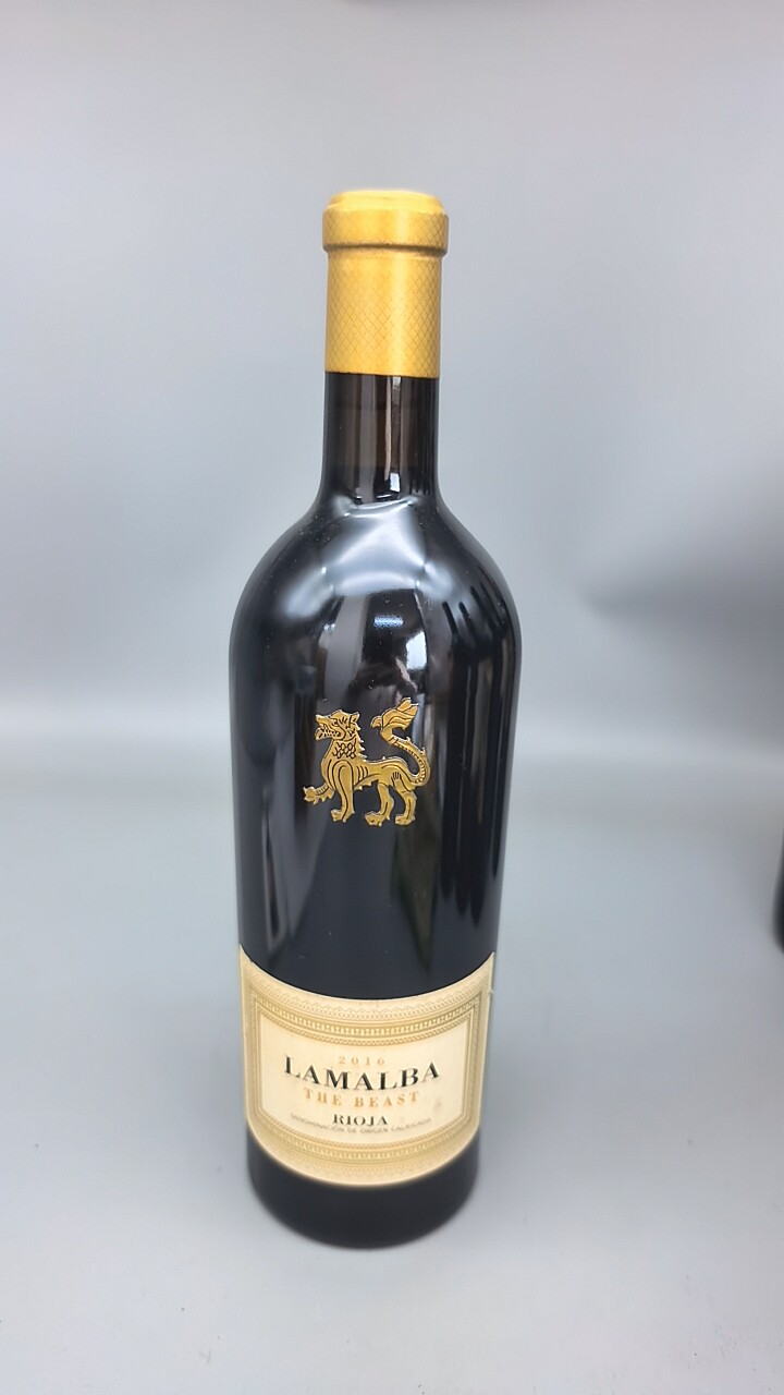 西班牙里奥哈（Rioja）拉马尔巴野兽干红葡萄酒2016年