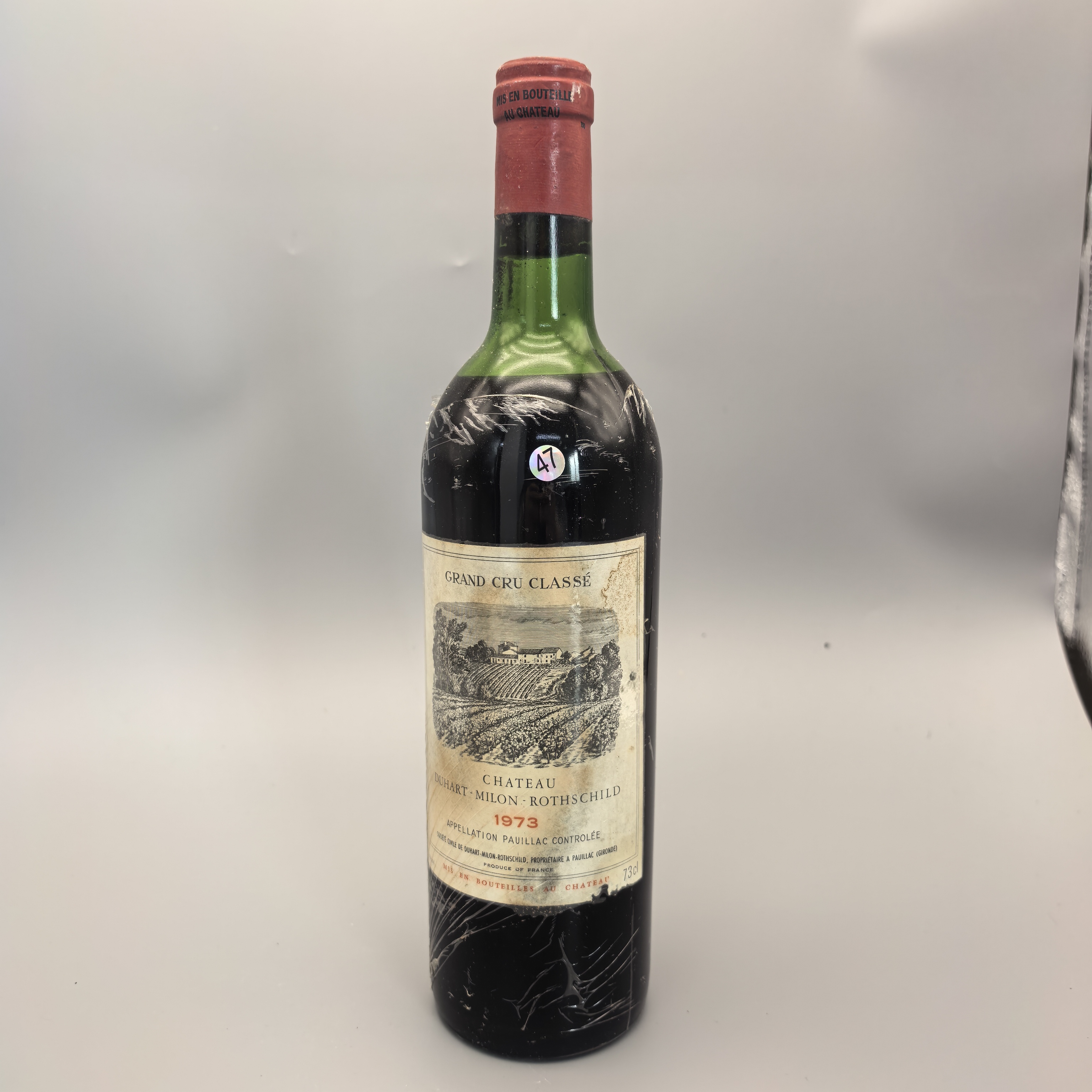 法国四级庄园都厦美隆1973年（标有少少损）