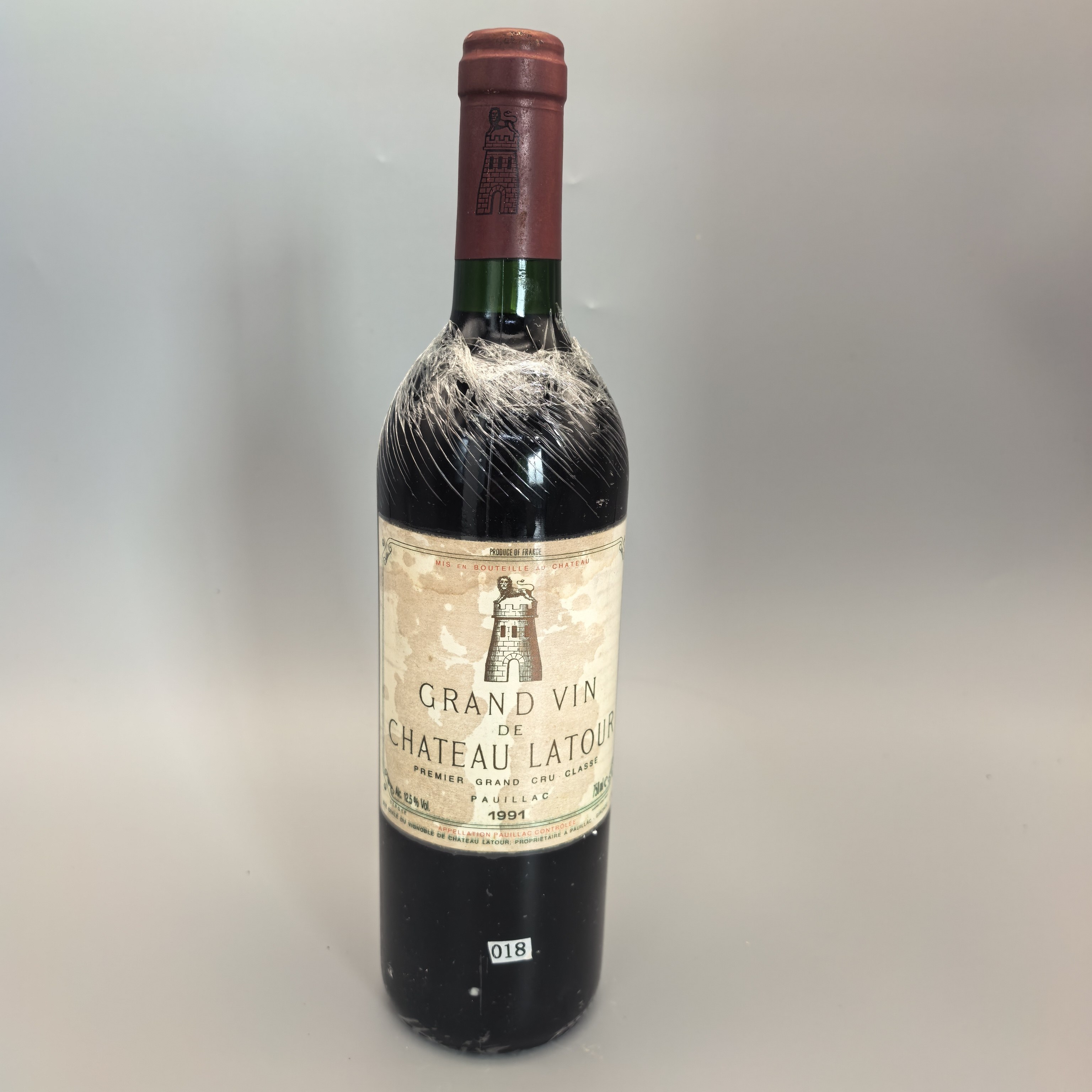 法国波尔多一级名庄拉图酒庄1991年（018）