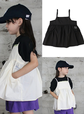 出口日本原单Fith副牌Groovy colors百搭叠穿神器亲子带衫裙衫