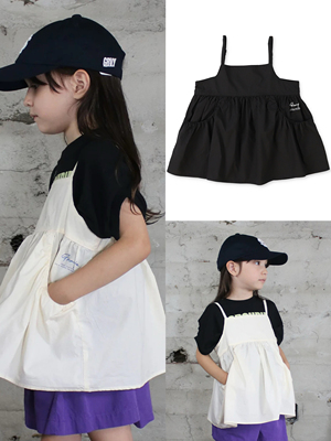 出口日本原单Fith副牌Groovy colors百搭叠穿神器亲子带衫裙衫