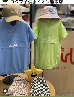 出口日本外贸原单尾货Xgirl 潮牌女童夏季新款T恤全棉舒适