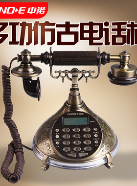 欧典CY501A仿古电话机来电显示复古高雅古董电话座机工艺正品