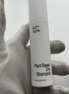 美国 Act+Acre PLANT BASED干洗香波免洗干发蓬松喷雾17g清爽丰盈
