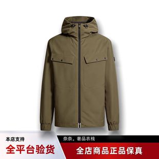 代购蒙口Escurays连帽短款风衣羽绒服鹅绒男款户外夹克外套