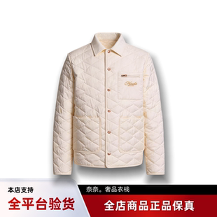 代购蒙口Kastos菱形格衬衫领商务风轻薄羽绒服鹅绒男款夹克外套
