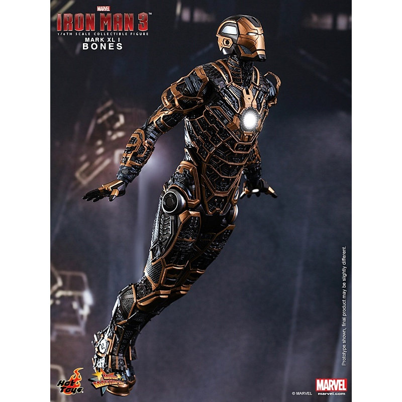 【GD漫玩社】HOTTOYS HT MMS251 钢铁侠3 MK41 骨骼 Bones