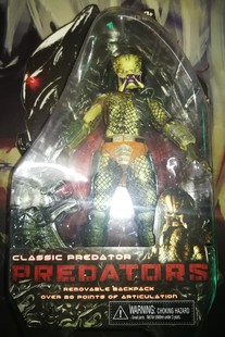 【GD漫玩社】NECA 7寸 铁血战士 25周年 8波 P1元祖 张嘴版 人偶