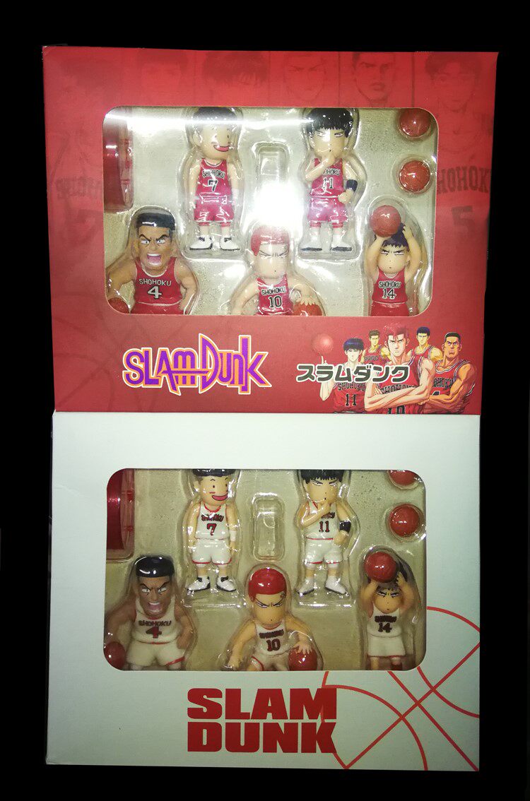 【gd漫玩社】灌篮高手 湘北队q版 樱木流川赤木宫城三井人偶摆件