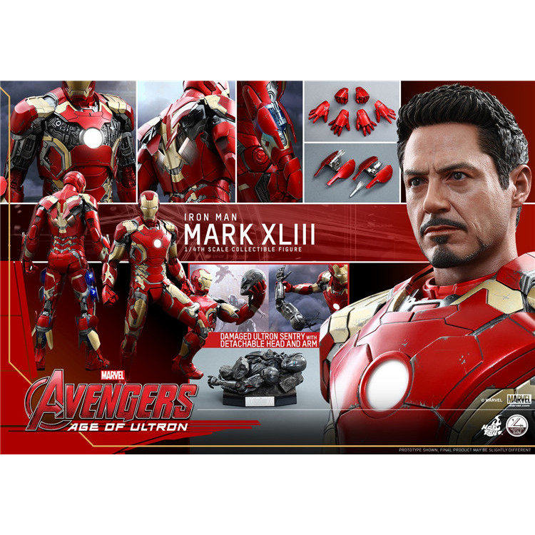 【GD漫玩社】HOTTOYS HT 1/4 QS005 复仇者联盟2 钢铁侠 大MK43