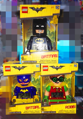 【GD漫玩社】LEGO乐高 DC电影蝙蝠侠罗宾蝙蝠女 创意闹钟玩偶人偶