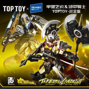 儿童男孩组装 玩具 模型摆件组装 TOPTOY积木甲斐之虎&湖中骑士拼装