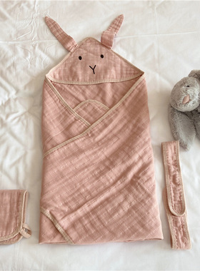 丹麦新生儿夏季包被纱布浴巾婴幼儿六层抱被宝宝盖毯出生襁褓