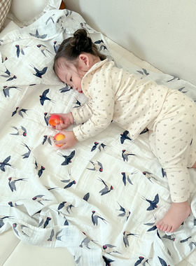 婴儿新生包被抱毯夏季薄款包单宝宝夏凉盖毯盖被强保单新生儿用品