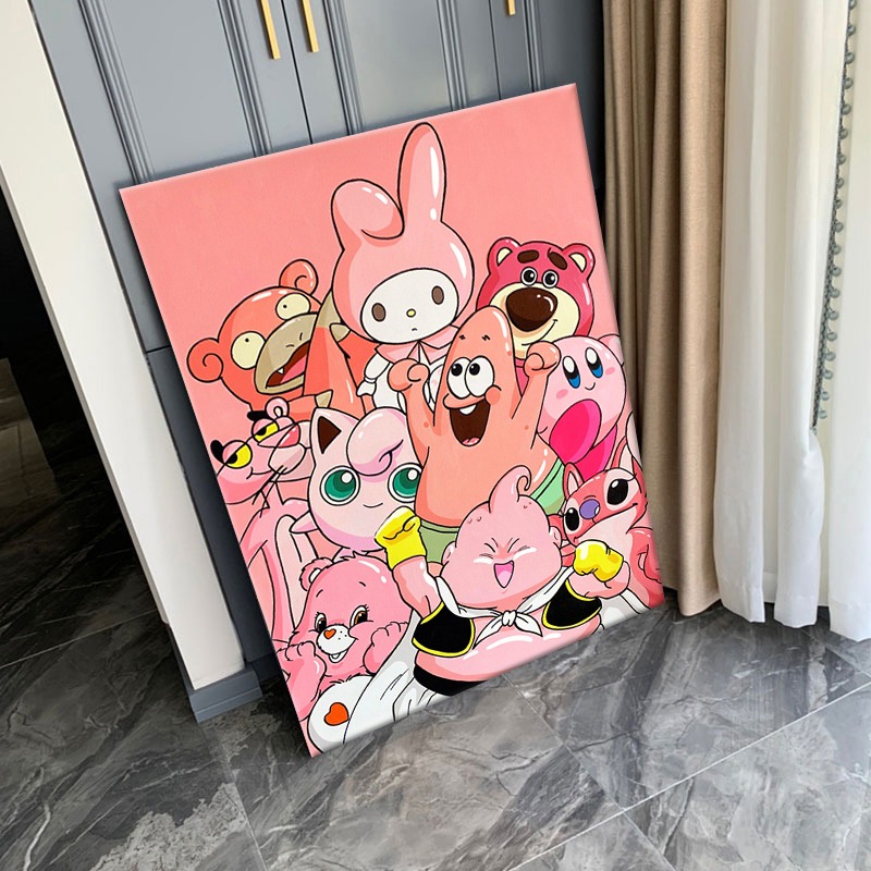 小娥姐姐卡通客厅卡通世界十字绣