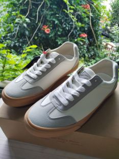 潮！英国Rockfish男士云感皮面德训鞋时尚平底休闲板微瑕疵