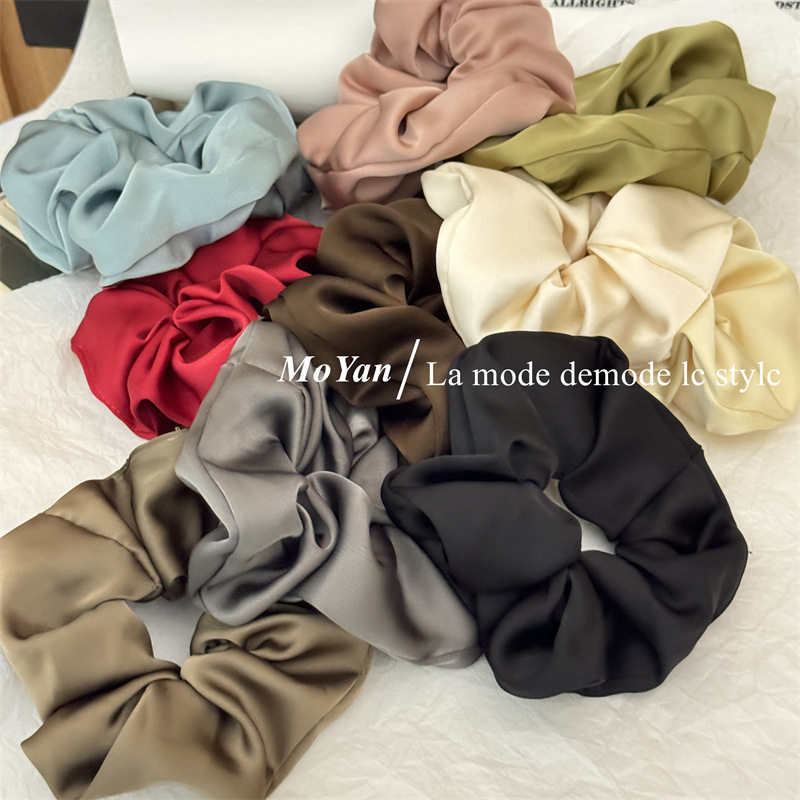 韩版时尚质感缎面大肠发圈网红头绳2026新款气质发绳女丸子头头花,饰品/流行首饰/时尚饰品新,发饰,淘宝优惠券,粉丝福利购,淘宝优惠卷