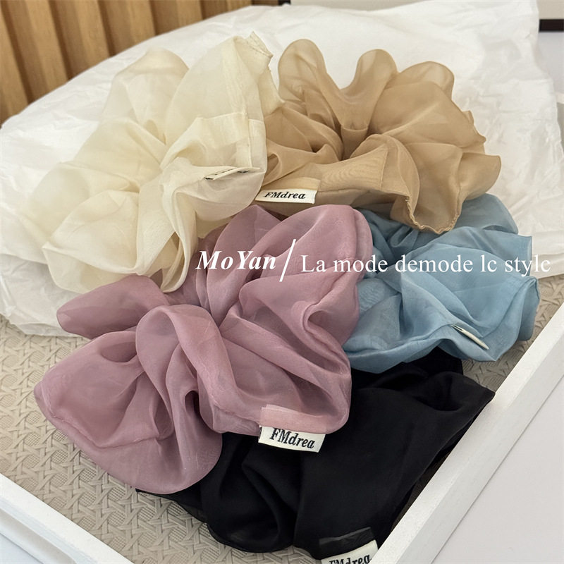 曼妙轻纱大肠发圈新款百搭日常马尾头绳女简约纯色发绳气质绑头花,饰品/流行首饰/时尚饰品新,发饰,淘宝优惠券,粉丝福利购,淘宝优惠卷