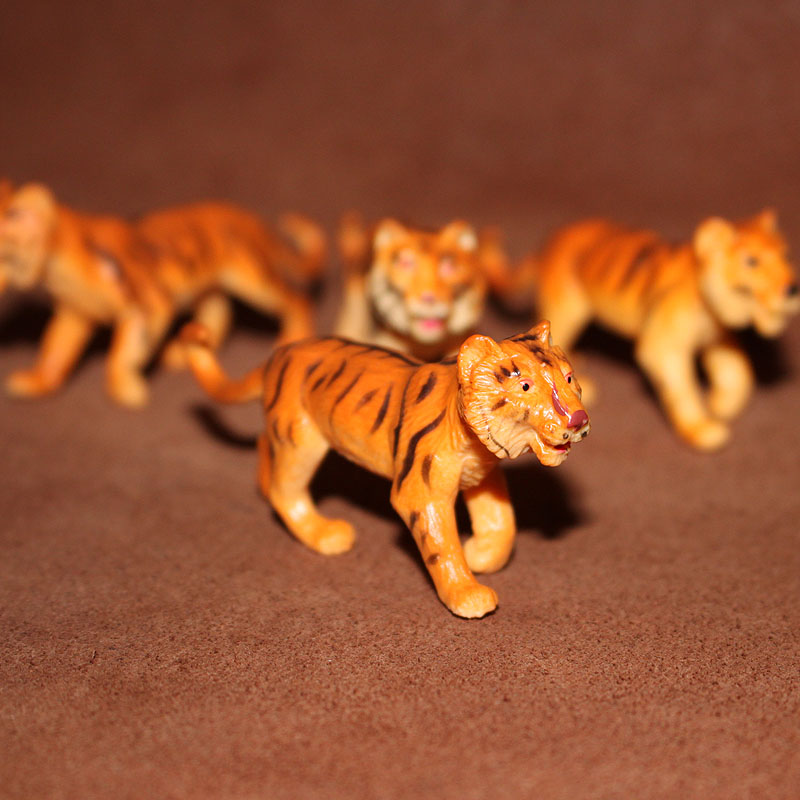 safari正品 生态仿真动物模型玩具 场景摆件 野生动 老虎 东北虎
