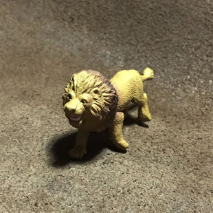safari正品 仿真动物模型摆件 野生动物棕狮子