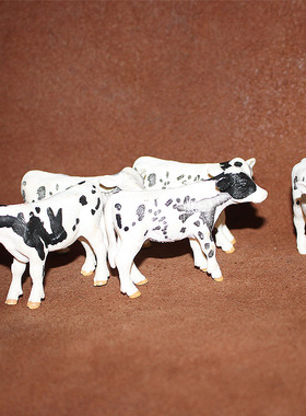 思乐schleich 仿真农场动物模型玩具沙具摆件 小牛白模 DIY上色