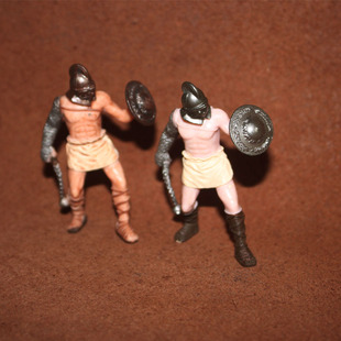 古罗马角斗士 人物摆件 safari 仿真人偶模型玩具