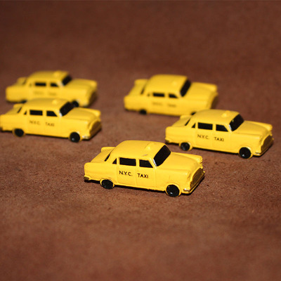 safari认知玩具仿真汽车模型黄色