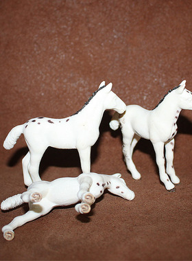 思乐schleich 仿真农场动物模型玩具沙具摆件 小马驹白模 DIY上色