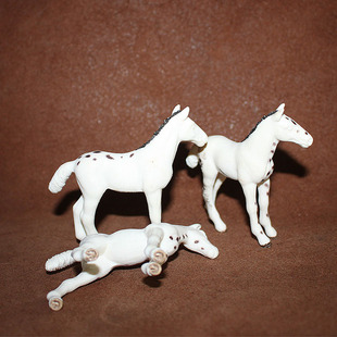 思乐schleich 仿真农场动物模型玩具沙具摆件 小马驹白模 DIY上色