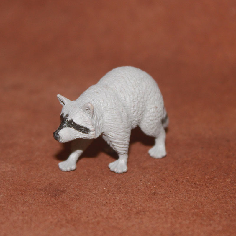 safari 仿真野生动物模型玩具 浣熊小号