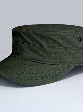 定制户外军迷作训帽军绿色小兵帽子平顶帽棒球鸭舌帽战术美军男款