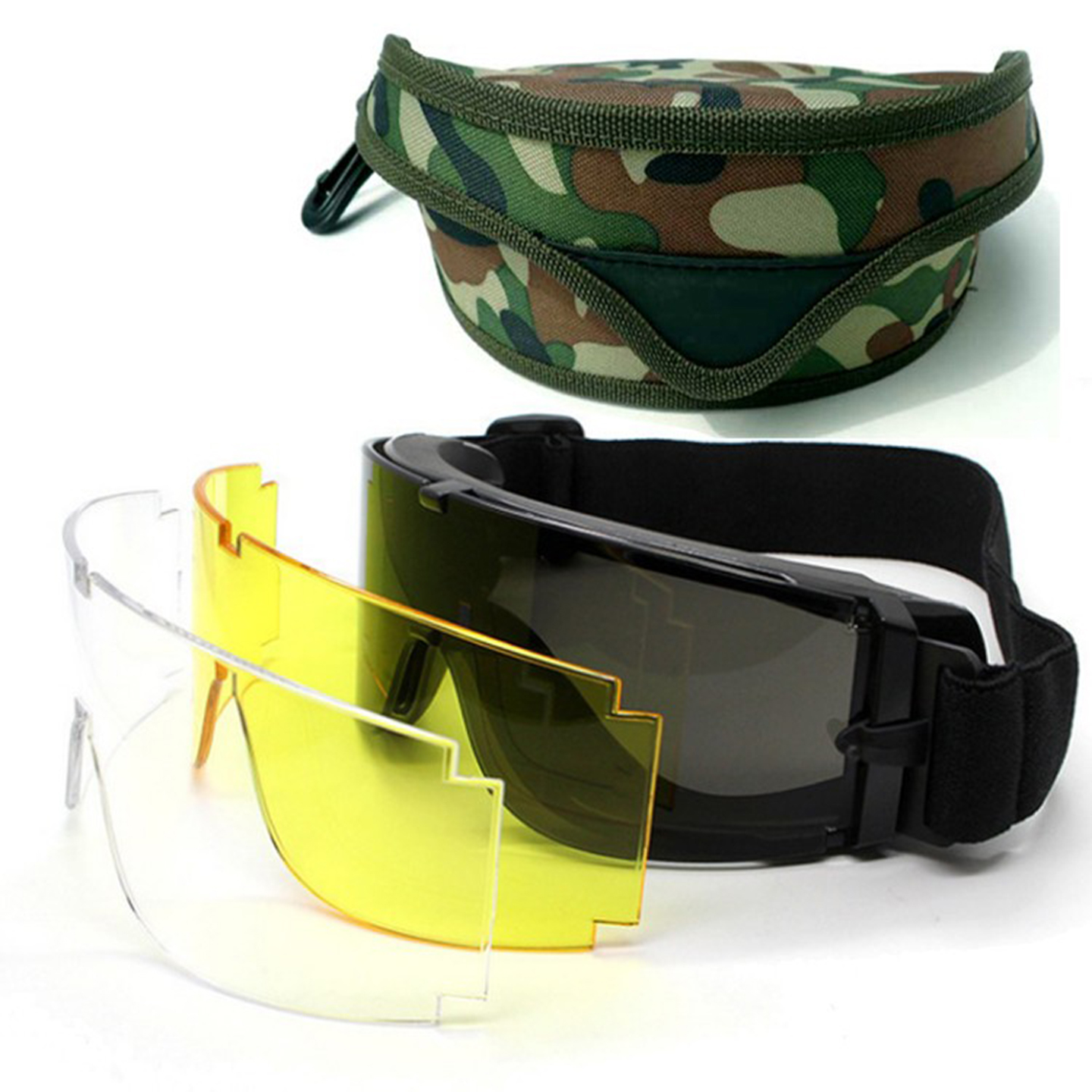 户外军迷头盔骑行眼镜战术护目镜