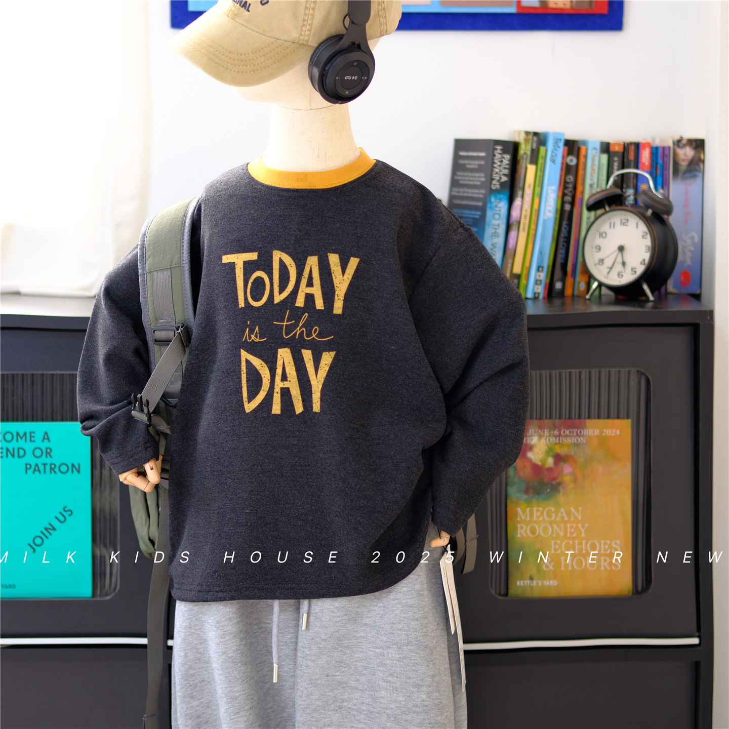 男童冬装德绒打底衫上衣