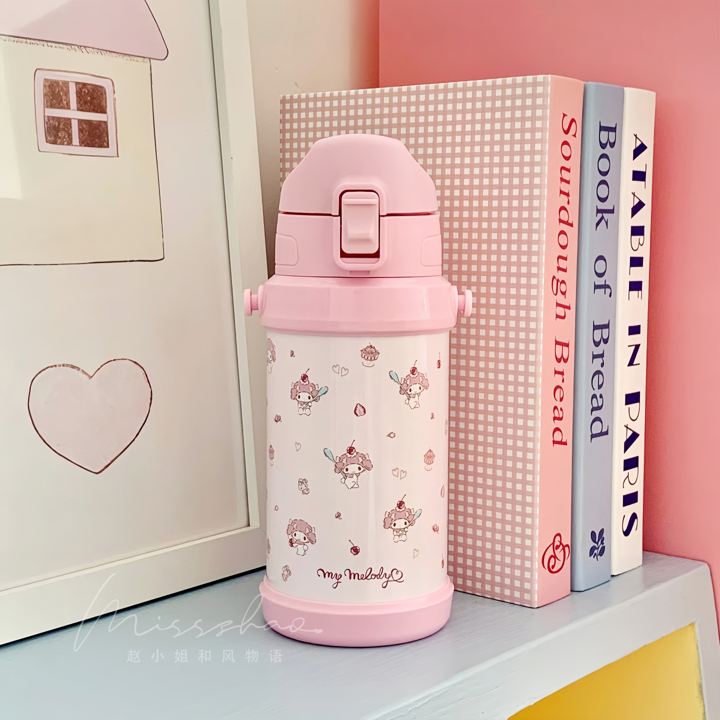 日本osk联名美乐蒂保温杯