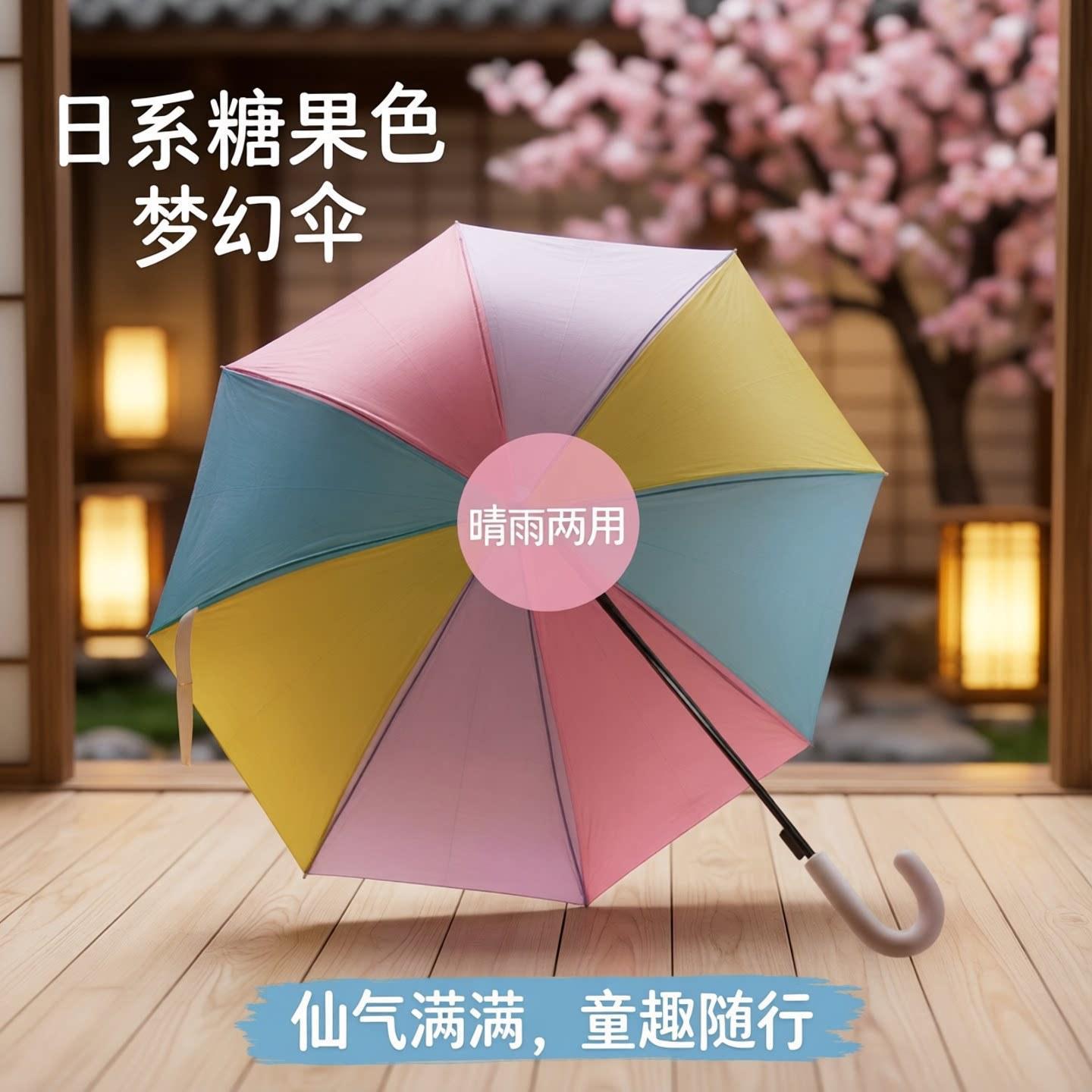 透明雨伞雨伞自动晴雨伞高颜值大量塑料一次性透明伞长柄