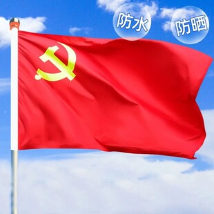 中国共产党党旗1号2号3号4号5号国旗定制大号旗帜室内壁挂红旗