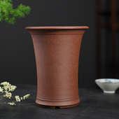 清香阁紫砂 朱永南手工鱼子泥花盆 建兰春兰花盆桌面兰草绿植古典