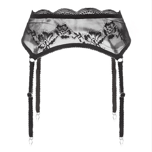 赫`lingerie蕾丝吊袜带性感腰封