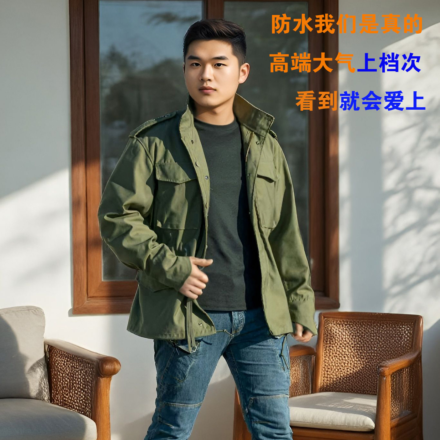 高端大气军迷军绿军版M65风衣夹克防水男冬季保暖美军棉大衣外套,户外/登山/野营/旅行用品,保暖棉衣,淘宝优惠券,粉丝福利购,淘宝优惠卷