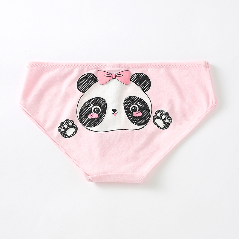 粉可爱熊猫卡通棉质内裤