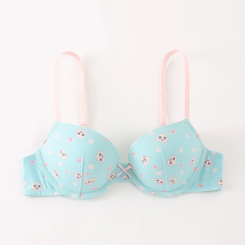 6ixty8ight 68 подлинный хлопок милый мультипликационный порошок синий боевой бой тонкий чашка для девочек -нижний белье BR10181